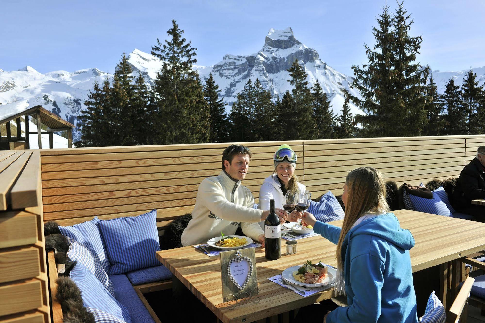 Berglodge Restaurant Ristis Engelberg Exterior photo