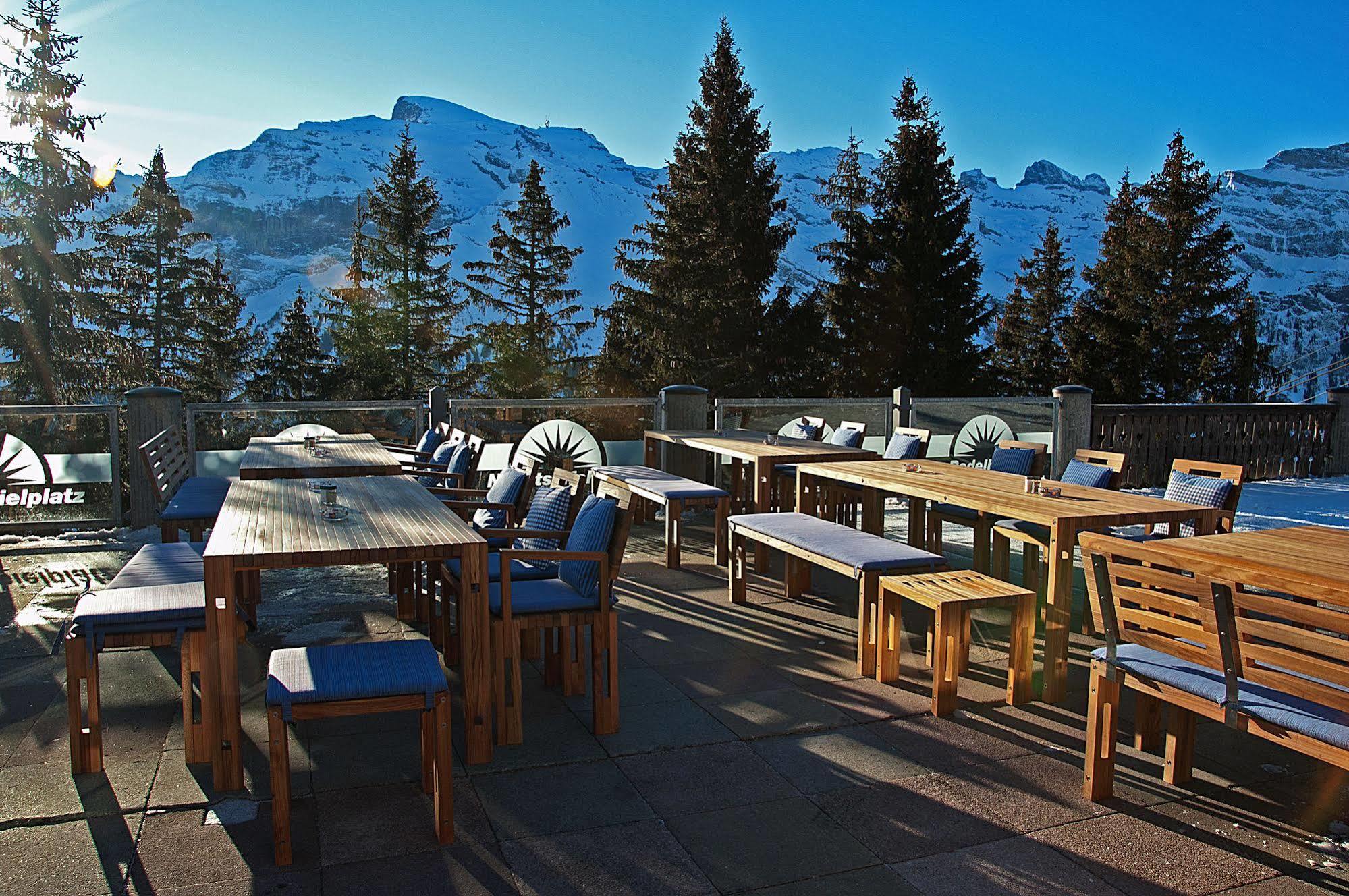 Berglodge Restaurant Ristis Engelberg Exterior photo